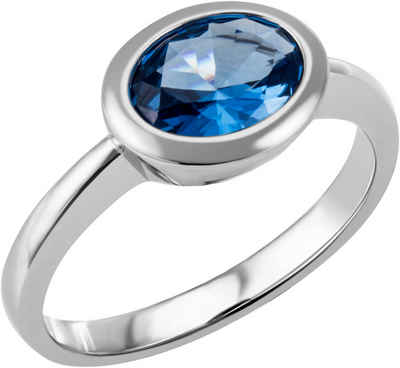 Firetti Fingerring Schmuck Geschenk Silber 925 Silberring Ring, mit Glasstein
