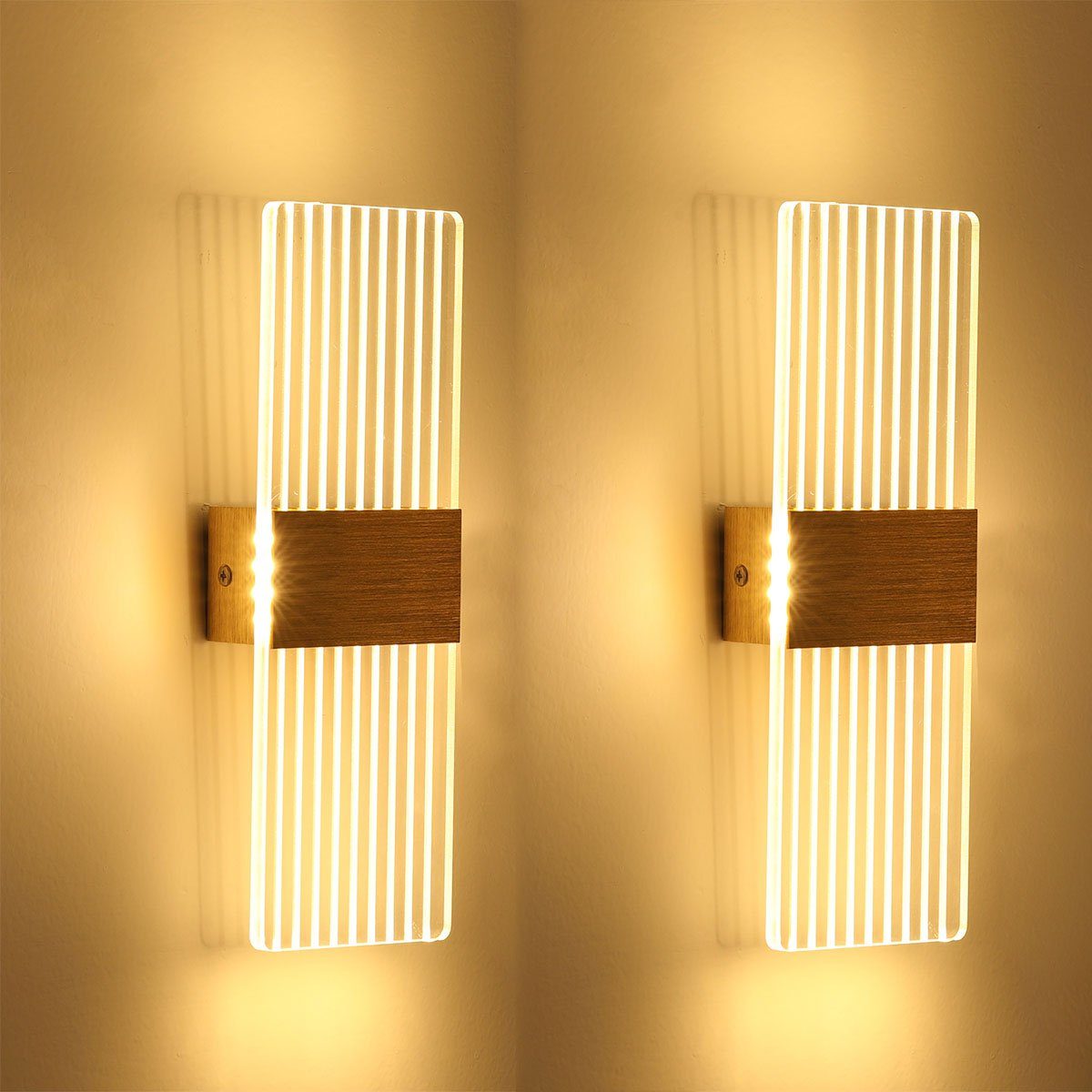 LETGOSPT LED Wandleuchte 5W Wandleuchte LED günstig online kaufen