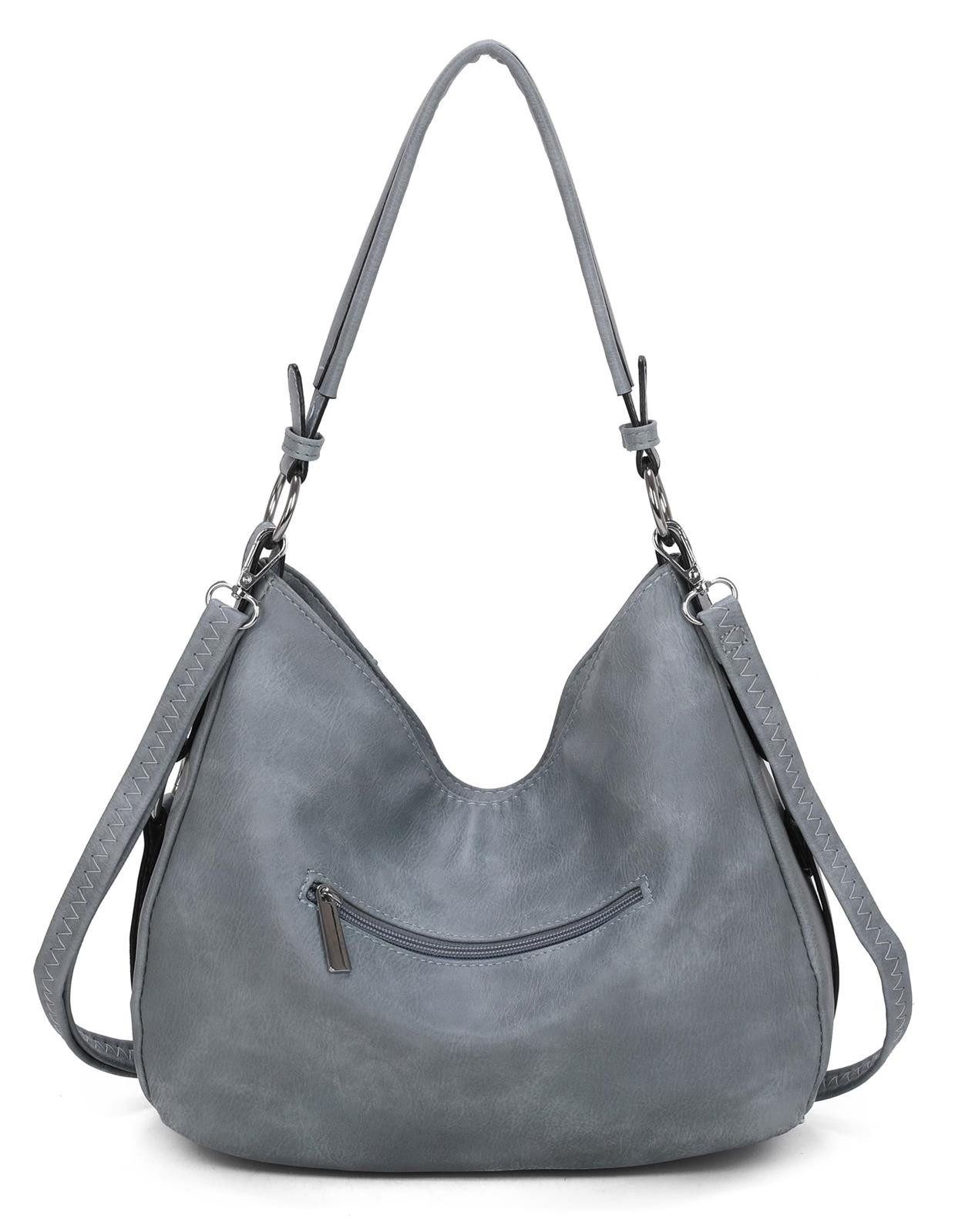 ITALYSHOP24 Schultertasche Damen Tasche Shopper Hobo-Bag günstig online kaufen