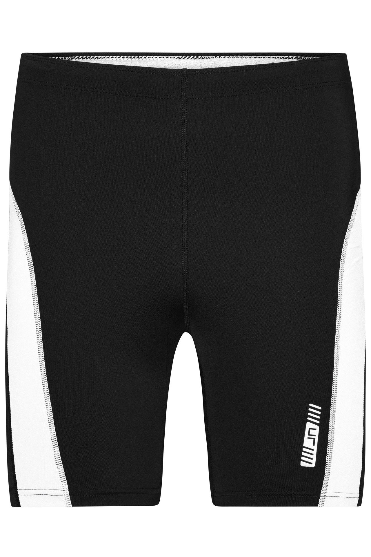 James & Nicholson Laufhose Doppelpack Kurze Lauftights Herren Laufhose Running Shorts JN478 (Doppelpack, 2er-Pack) Weiche, elastische Qualität mit Elasthan