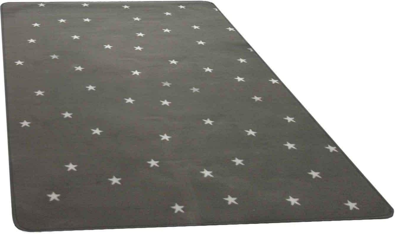 Primaflor-Ideen in Textil Kinderteppich STELLA, Made in Belgium, rechteckig, Höhe: 5 mm, Motiv Sterne, Kinderzimmer