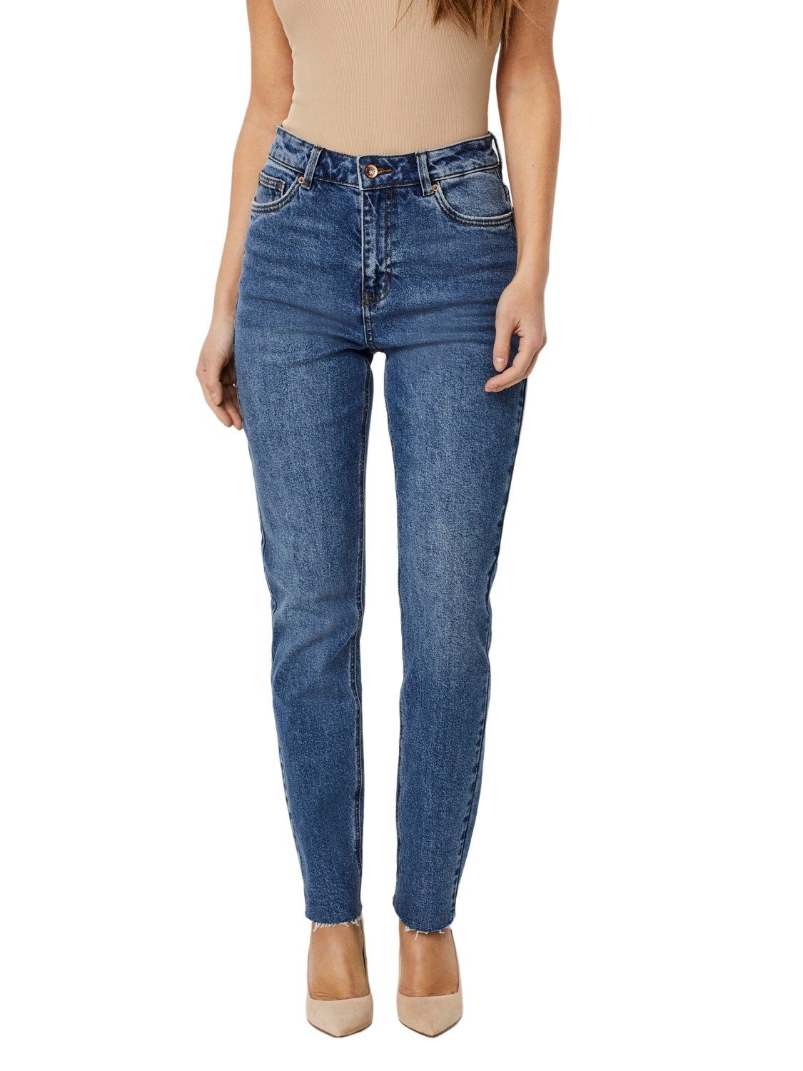 Vero Moda Straight-Jeans VMBRENDA aus Baumwolle