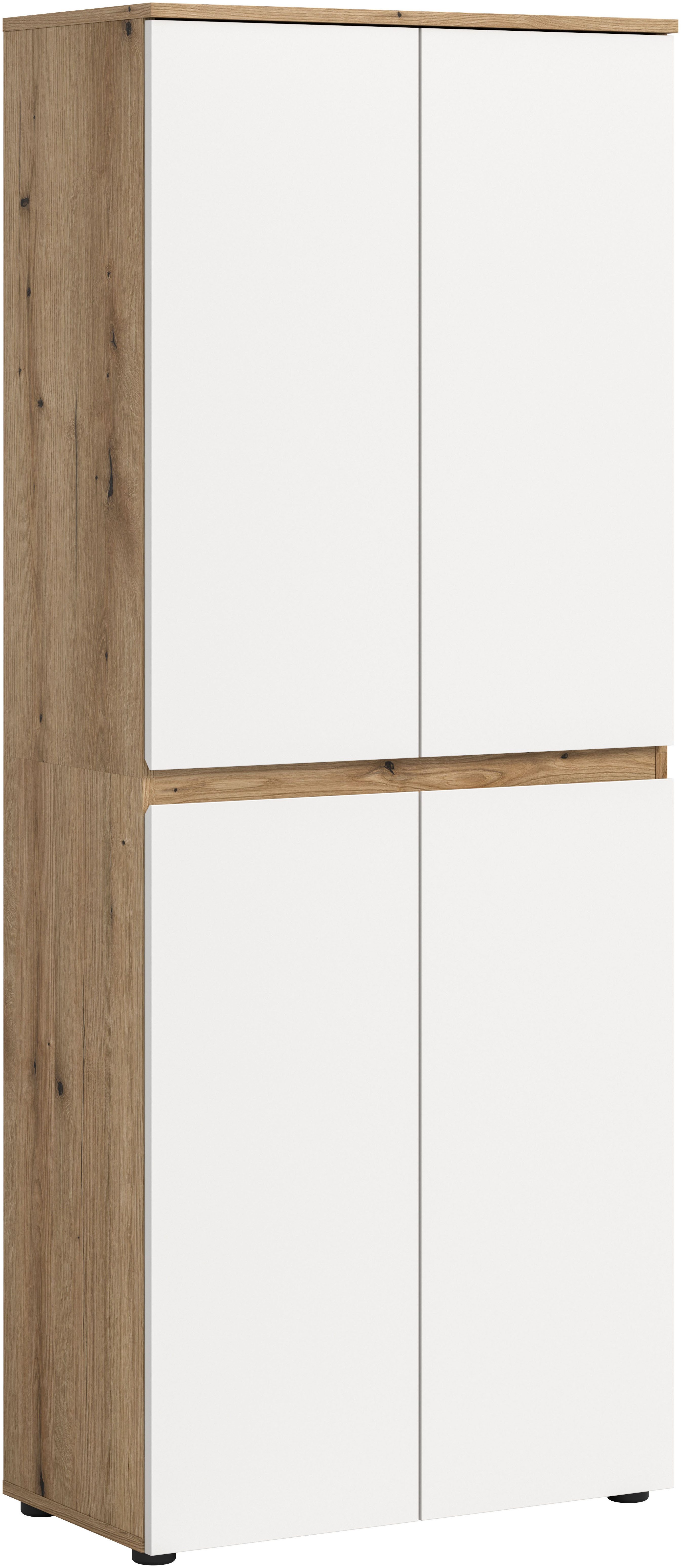 Home affaire Mehrzweckschrank CIPELA, 70x175 cm, viel Stauraum, variable Einlegeböden, Kleiderstange (1-St., in vielen verschiedenen Trendfarben verfügbar) Schuhschrank, Kleiderschrank, Universalschrank, Aktenschrank, Schrank