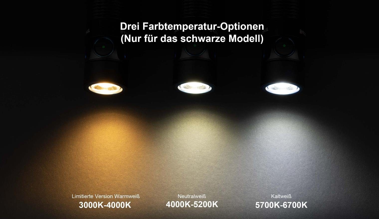 EDC Aufladbare OLIGHT Stonewash Taschenlampe 3 Messing Pro Baton LED Max Taschenlampe