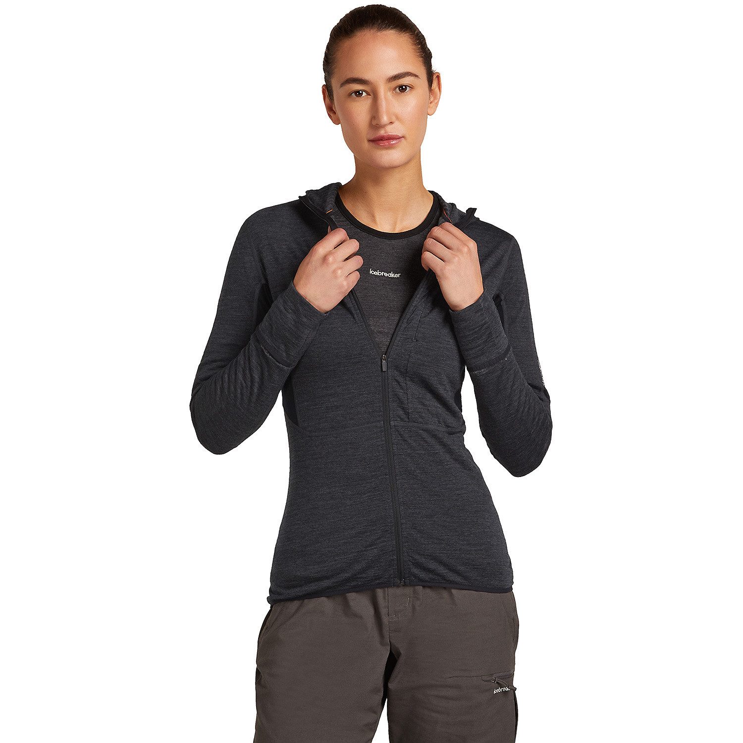 ICEBREAKER Hoodie Kapuzensweat Merino Blend 200 RealFleece