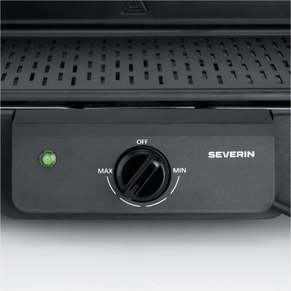 Severin Elektrogrill PG 8596 Tischgrill schwarz, 2000 W
