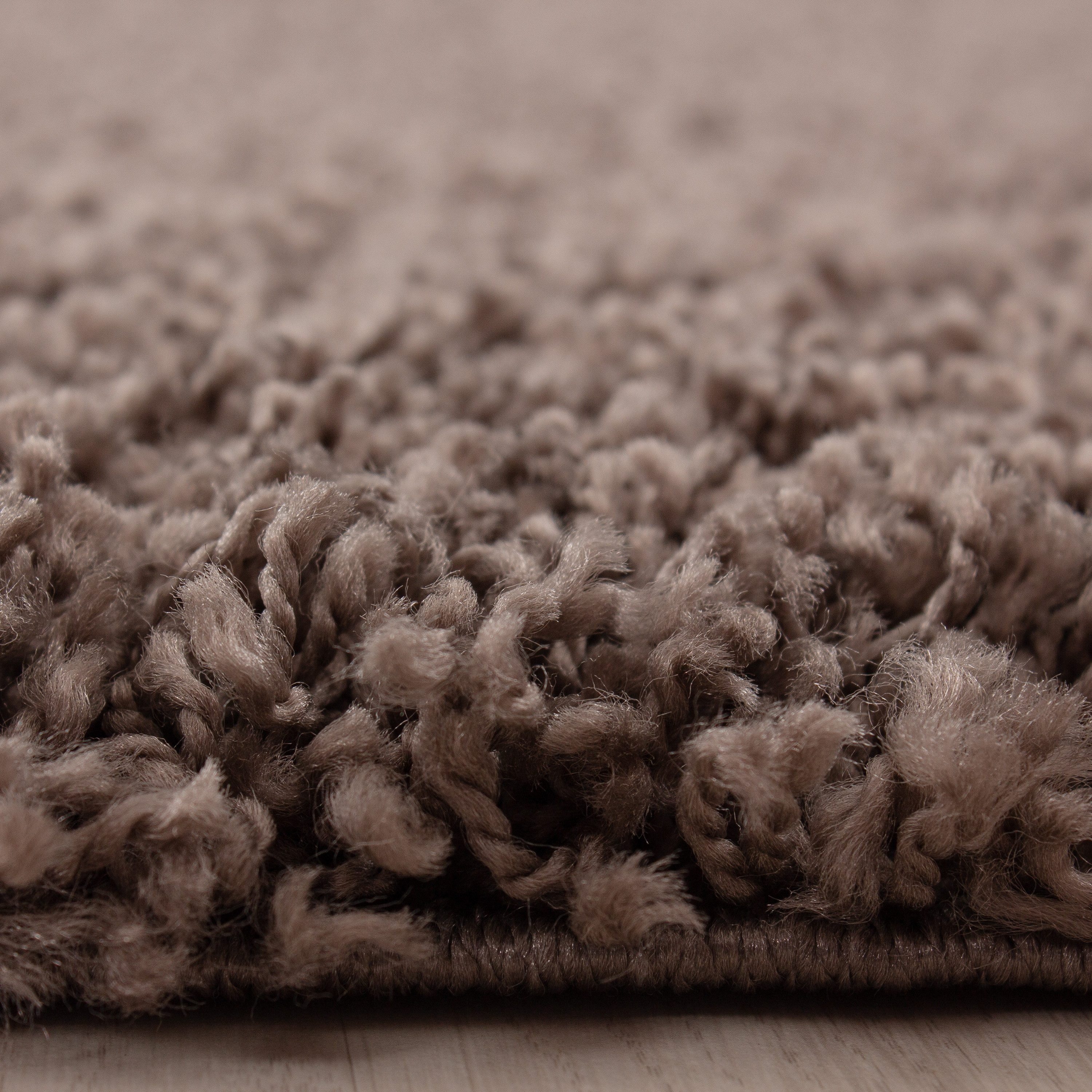 Carpettex Hochflor-Bettumrandung Unicolor - Einfarbig, Höhe günstig online kaufen