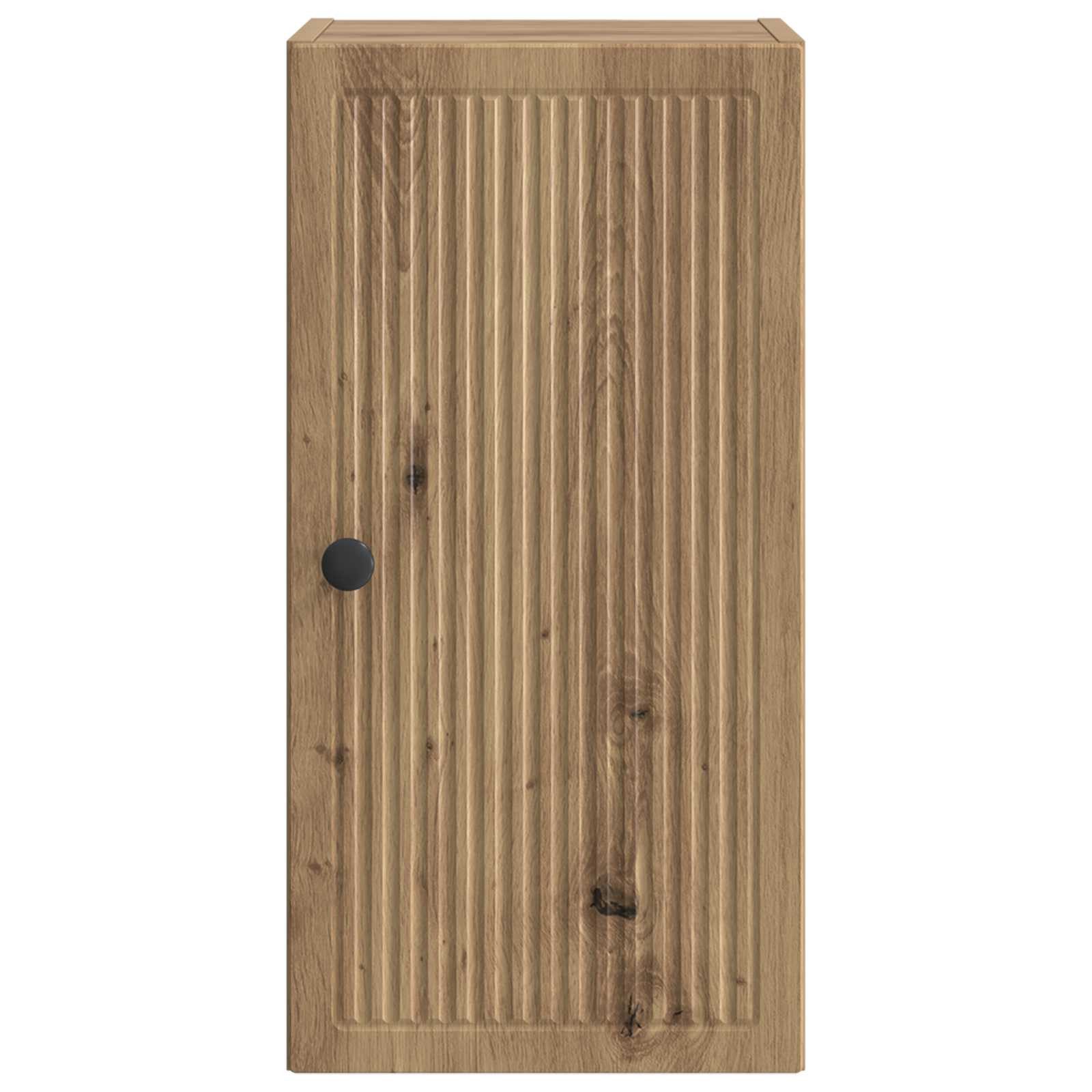 vidaXL Badezimmerspiegelschrank Badezimmer-Wandschrank EDE Artisan-Eiche 30 x 31 x 59 cm
