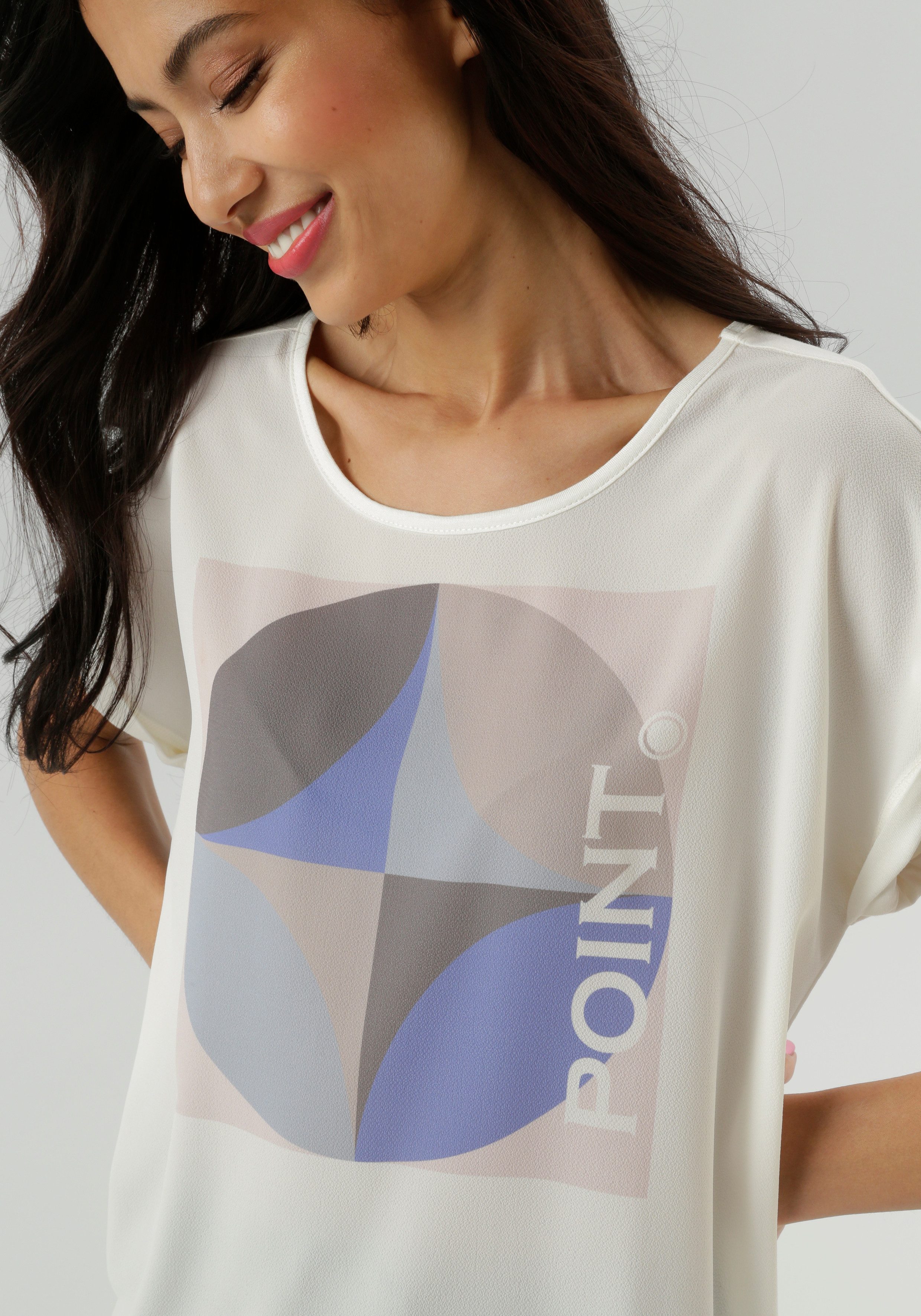 Aniston SELECTED Shirtbluse im Materialmix