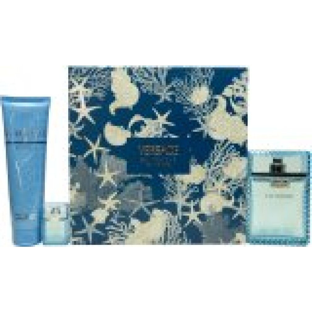 Versace Eau de Toilette Man Eau Fraiche Gift Set 100ml EDT + 5ml EDT + 150ml Shower Gel