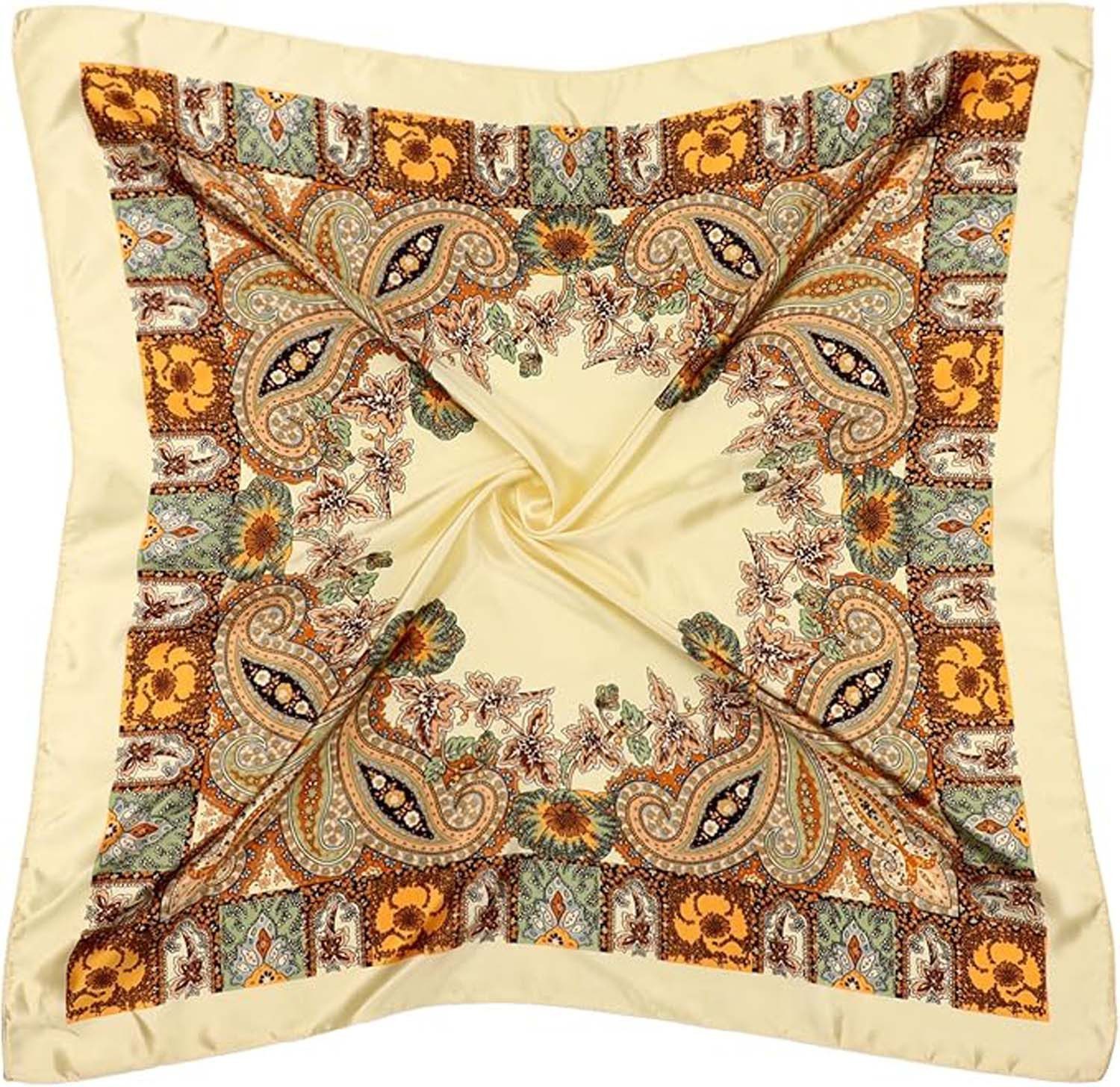 Coonoor Halstuch 90x90cm Seide Kopftuch Bandanas günstig online kaufen
