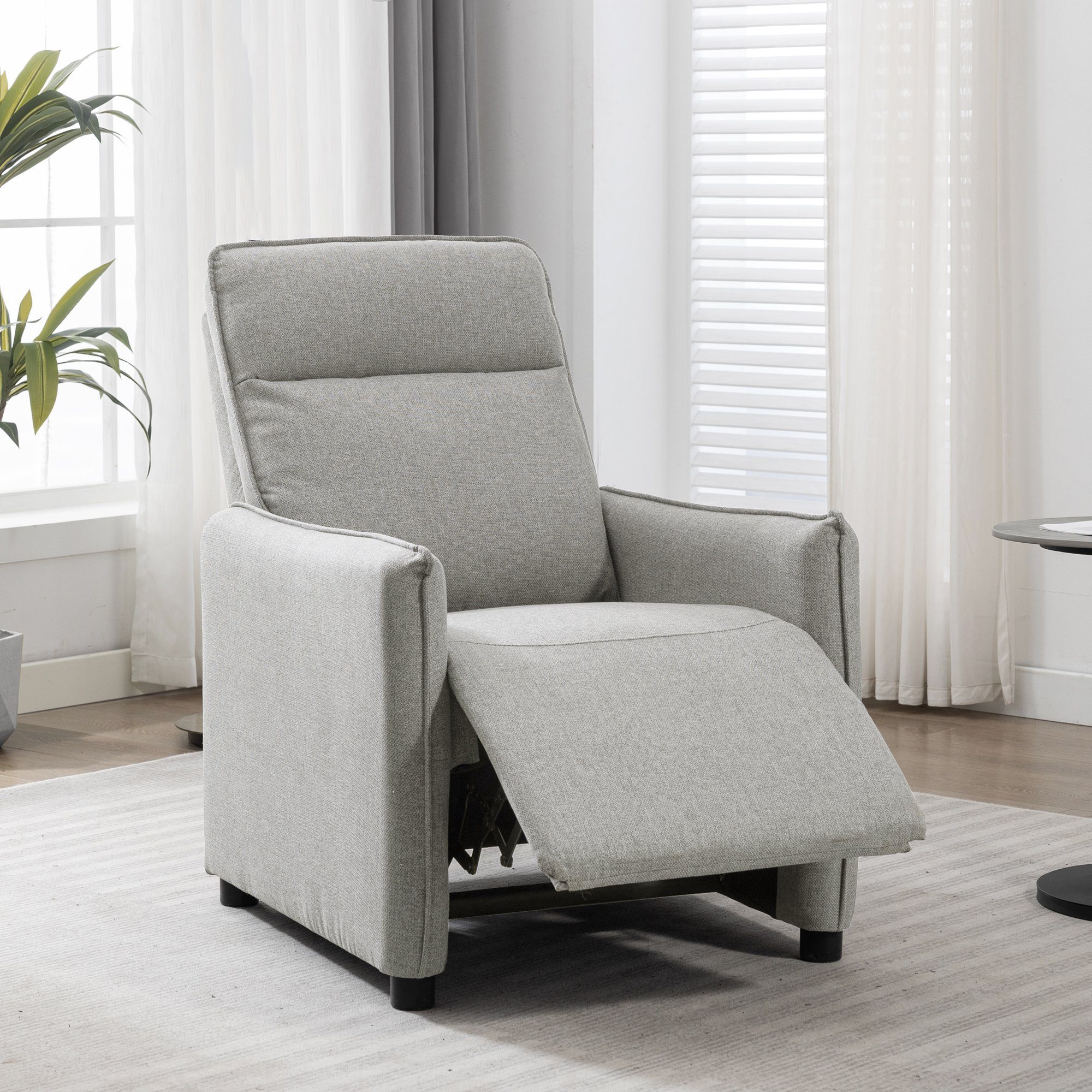 HomeGuru Relaxsessel mit verstellbarer Rückenlehne, Ruhesessel, Liegefunktion,Stilvoll (1-St)
