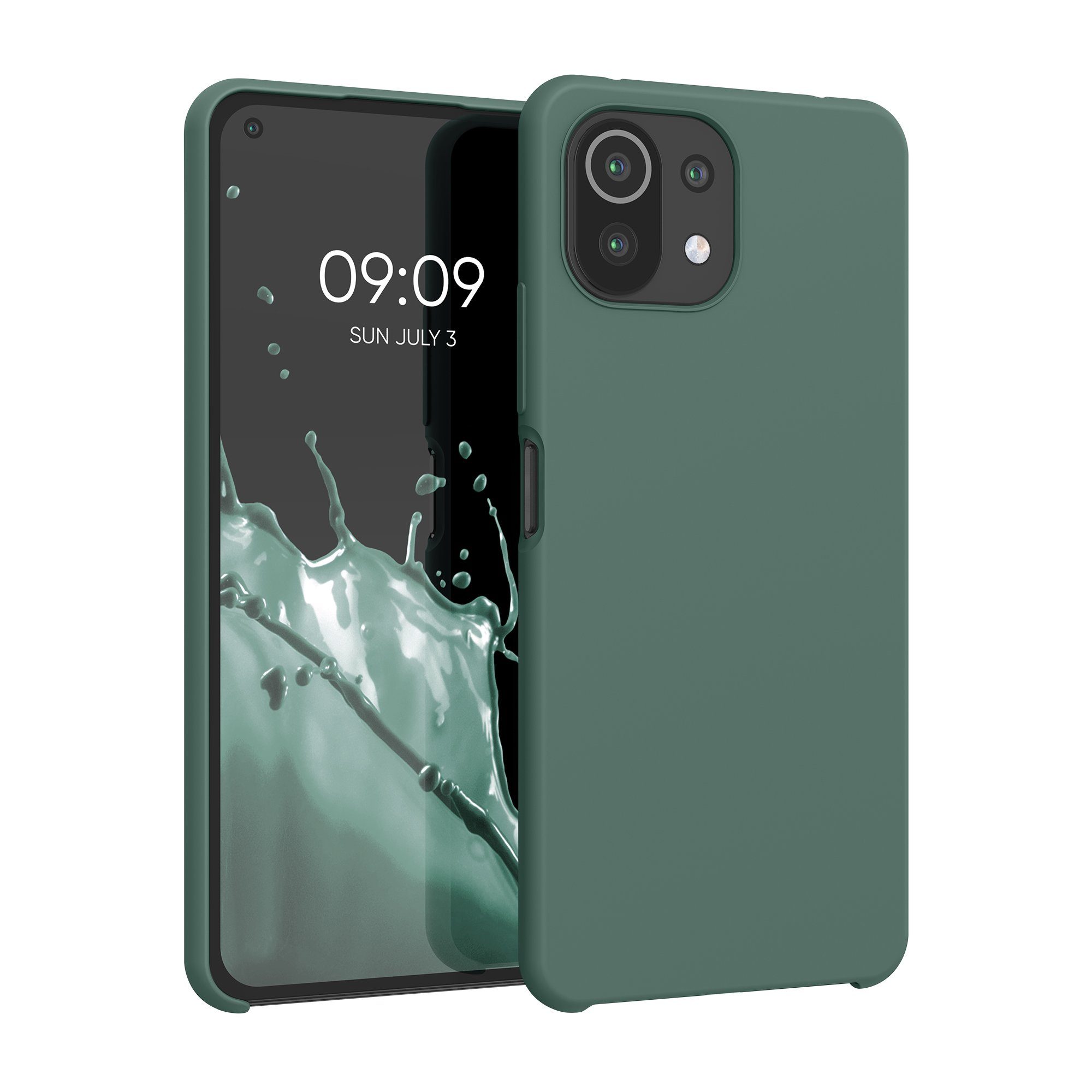 kwmobile Handyhülle Handyhülle für Xiaomi 11 Lite (5G) NE / Mi 11 Lite (5G) Hülle, Weiches Handy Silikon Case - Schutzhülle Cover
