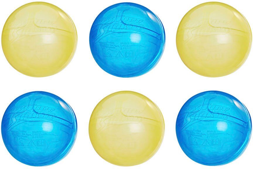 Hasbro Wasserball Nerf 6er-Pack Balls Super Soaker, Hydro