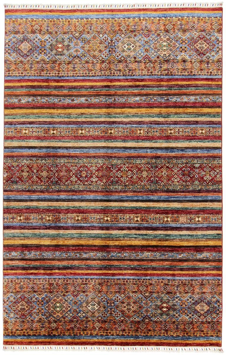 Orientteppich Arijana Shaal 185x283 Handgeknüpfter Orientteppich, Nain Trading, rechteckig, Höhe: 5 mm