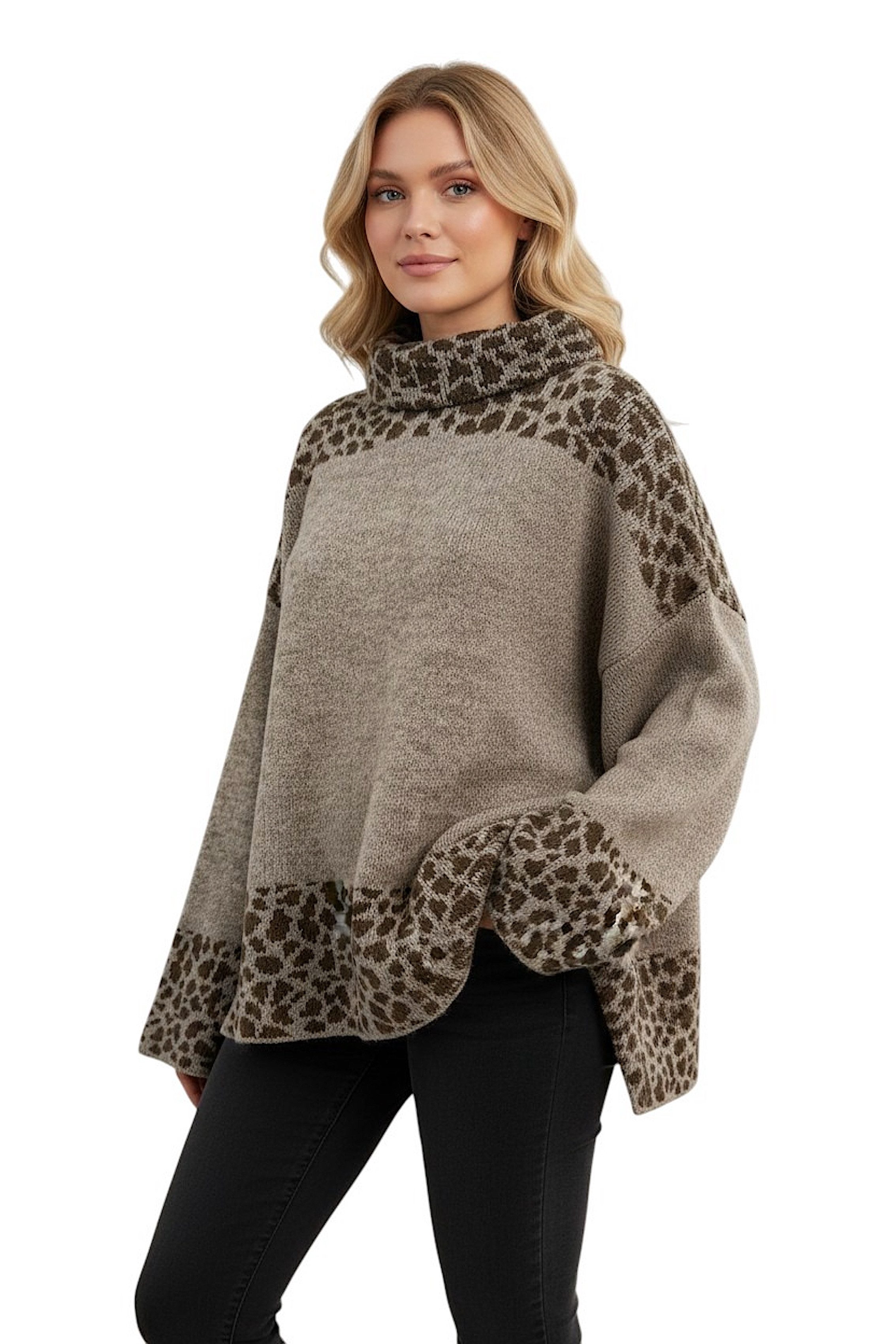 Longpullover Oversize Damen