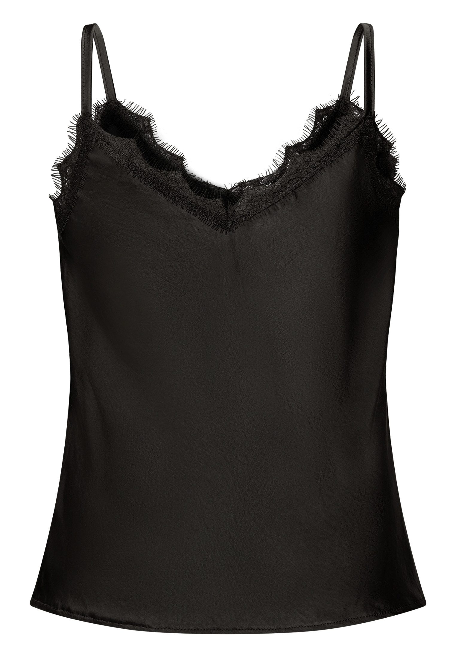 Zero T-Shirt Damen mit Spitze (1-tlg) Plain/ohne Details