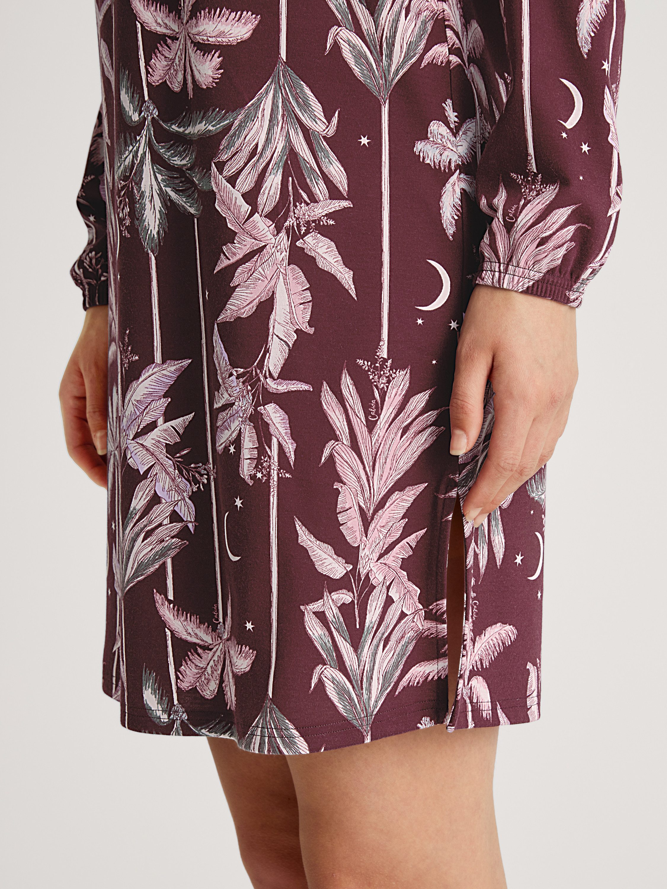 CALIDA Nachthemd Favourites Ground Damen (1-tlg) Länge 95cm, aus 100% Baumwolle