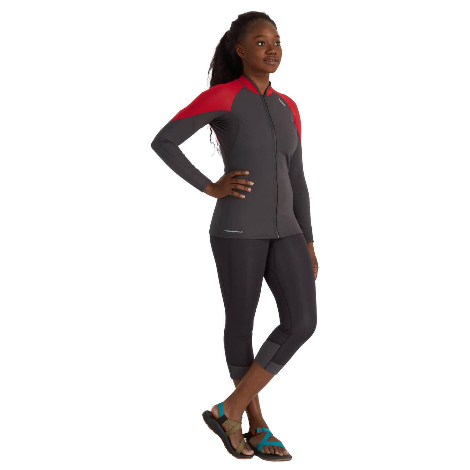 NRS Regenjacke NRS Neopren Jacke Hydroskin 0.5 Graphite Damen