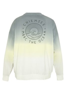 Chiemsee Sweatshirt Sweatshirt mit Backprint und Effekt-Färbung 1
