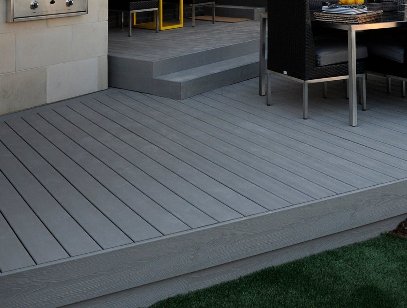 Trex Terrassendielen Enhance Basics WPC Balkondiele Holzoptik, BxL: je 14,5x366 cm, 25,00 mm Stärke, (Stück 3,66 m oder Stück 4,88 m), Ohne Befestigungsmaterial, drei Farben