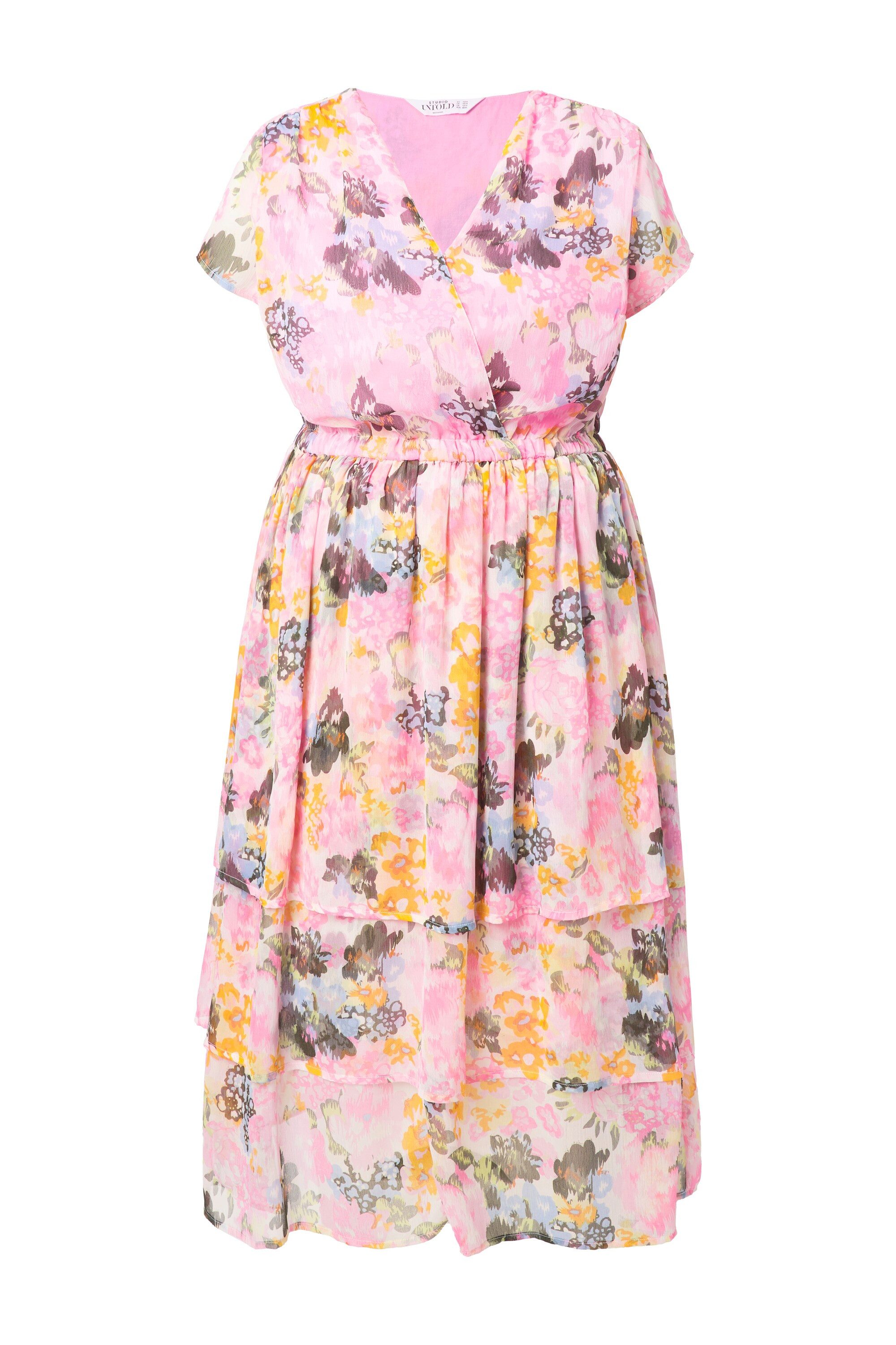 Studio Untold Midikleid Midikleid Chiffon Volants günstig online kaufen
