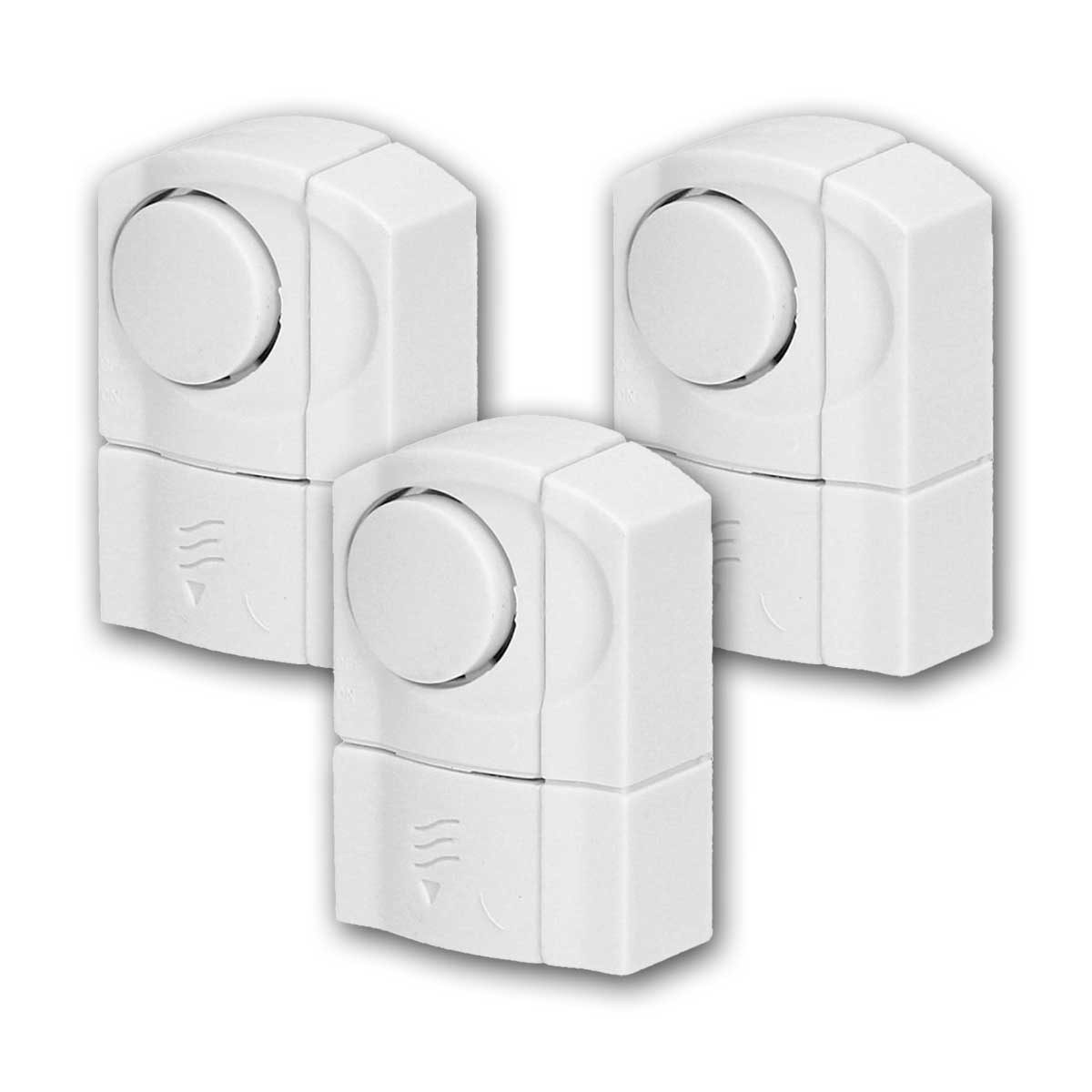 Virone 3er Set Mini-Alarm für Tür/Fenster, Magnetkontakte Alarmanlage