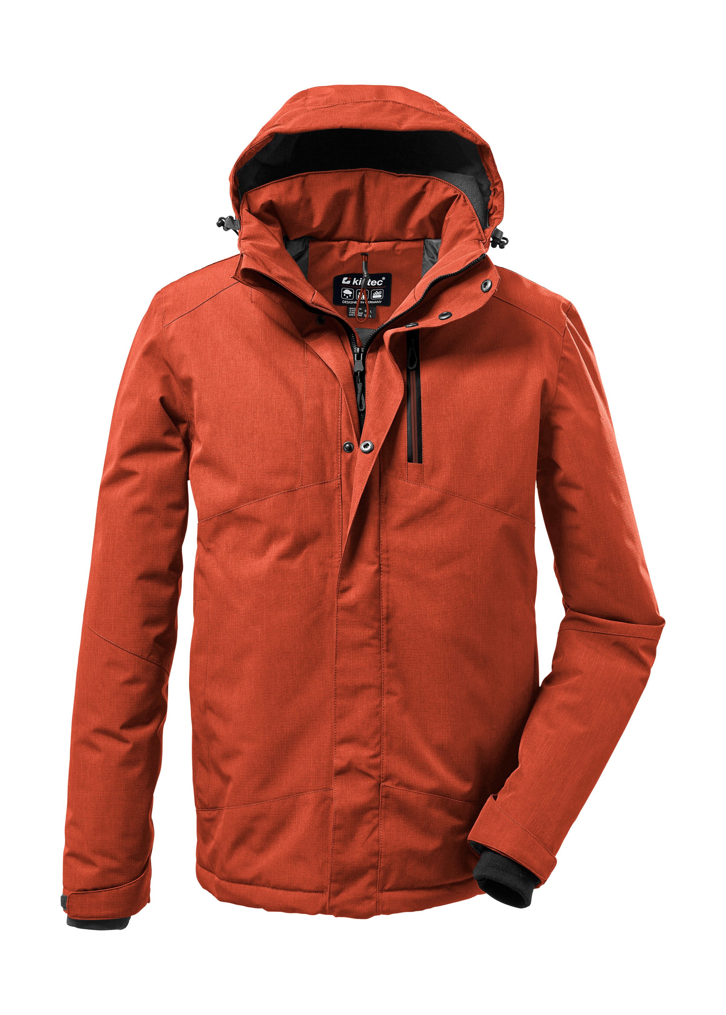 Killtec Outdoorjacke KOW 161 MN JCKT Wasser- und winddichte Funktionsjacke mit abnehmbarer Kapuze