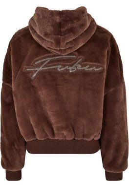 Fubu Collegejacke Fubu Damen FW224-022-1 Signature Rhinestone Fur Jacket brown (1-St)