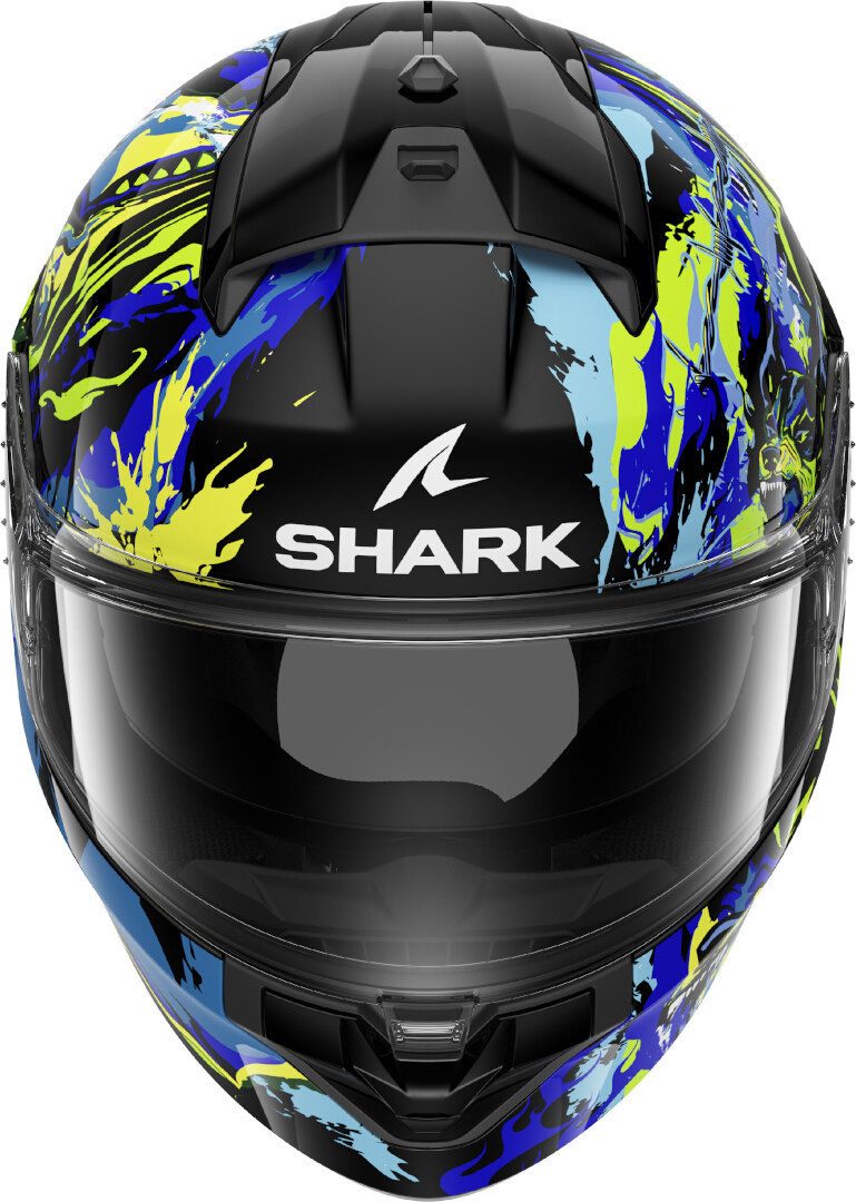Shark Motorradhelm Ridill 2 Raging Beast Helm, vorbereitet für Kommunikationssystem,integriertes Sonnenvisier