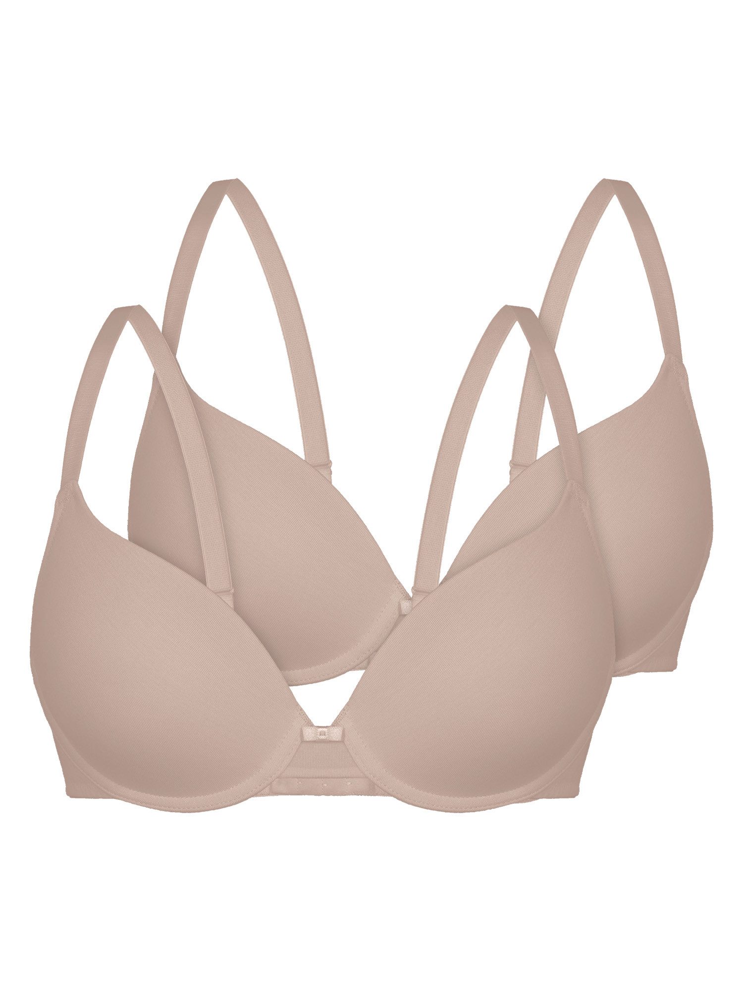 Sassa Set: Schalen-BH Schalen BH DAILY LOVE (Spar-Set, 2-tlg) Tencel-Modal, tiefer Dekollette-Ausschnitt, glatte Schalen-Cups