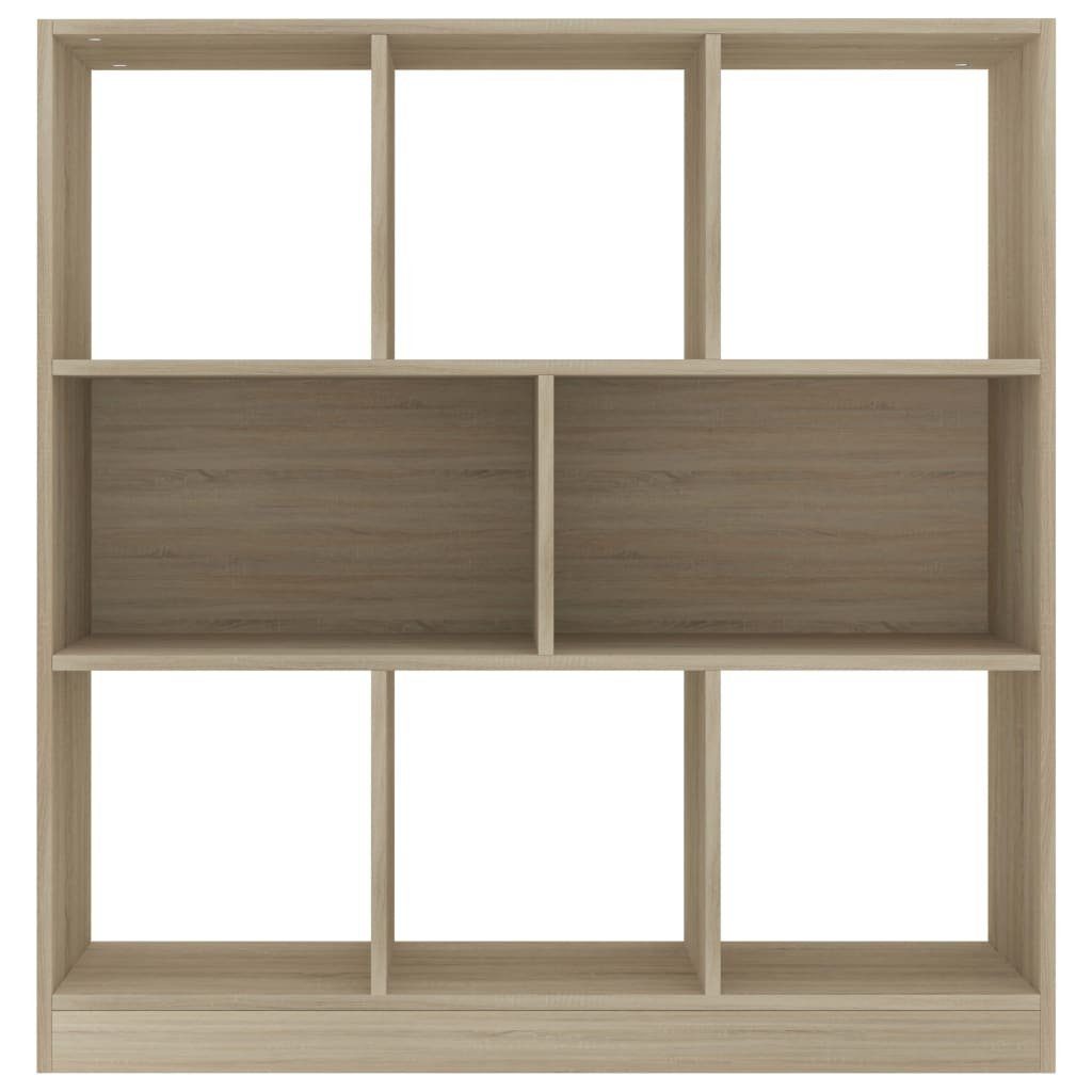 furnicato Bücherregal Sonoma-Eiche 97,5x29,5x100 cm Holzwerkstoff