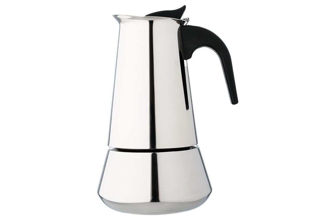 6 rostfreier Espressokanne Kaffeekanne Stahl Tassen Dekonaz
