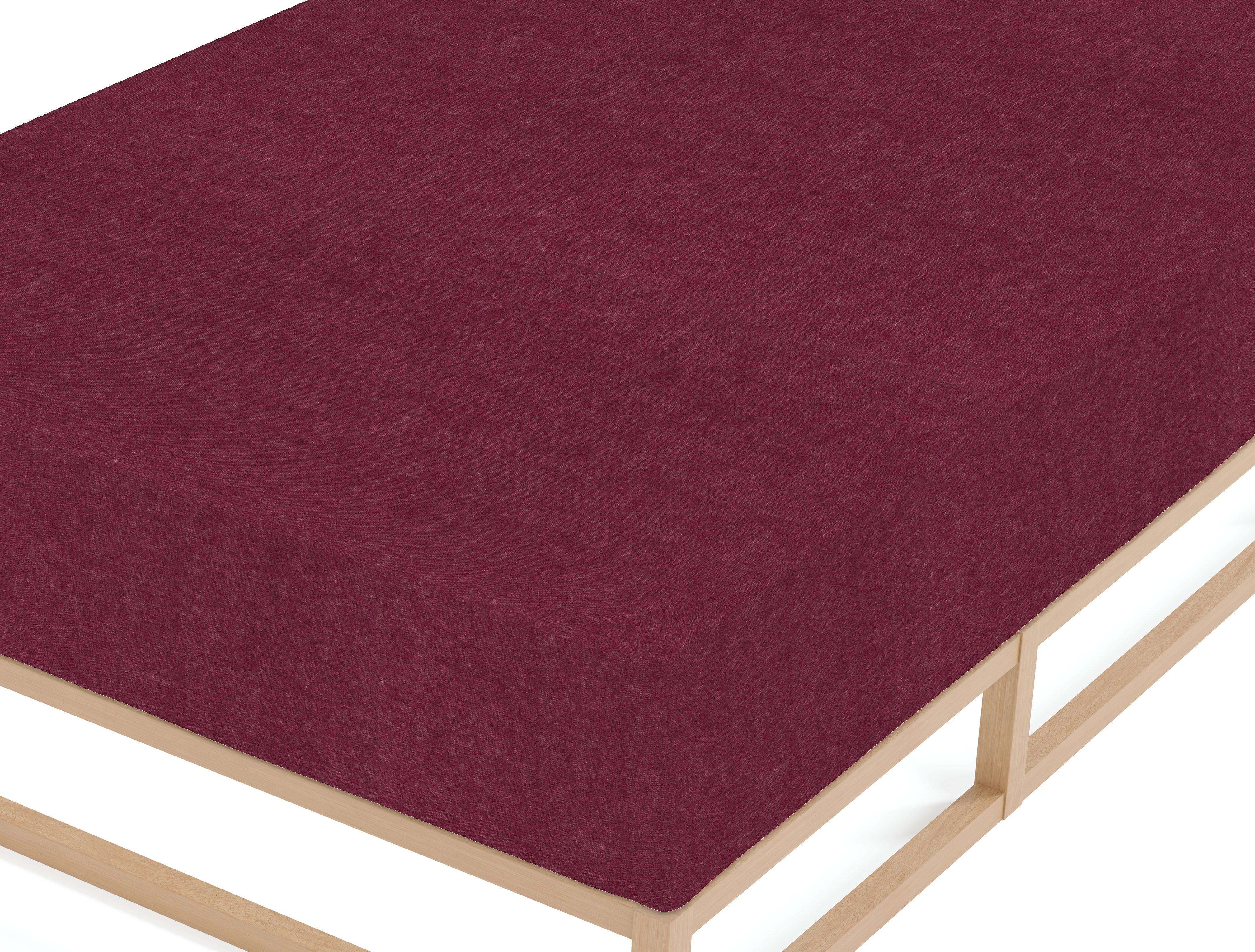 Biberna Spannbettlaken »Hermal«, 100% Baumwolle, weich+warm, Matratzenhöhe günstig online kaufen