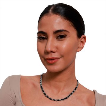 Heideman Collier Vicky schwarz farben (inkl. Geschenkverpackung), Halskette ohne Anhänger