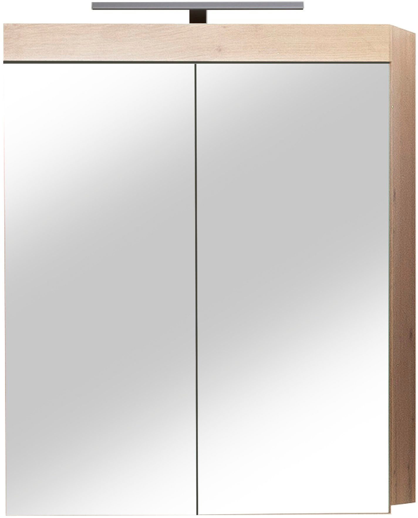 welltime Spiegelschrank Avena Spiegelschrank wahlweise mit Beleuchtung - (B/T/H) 60/17/77 cm