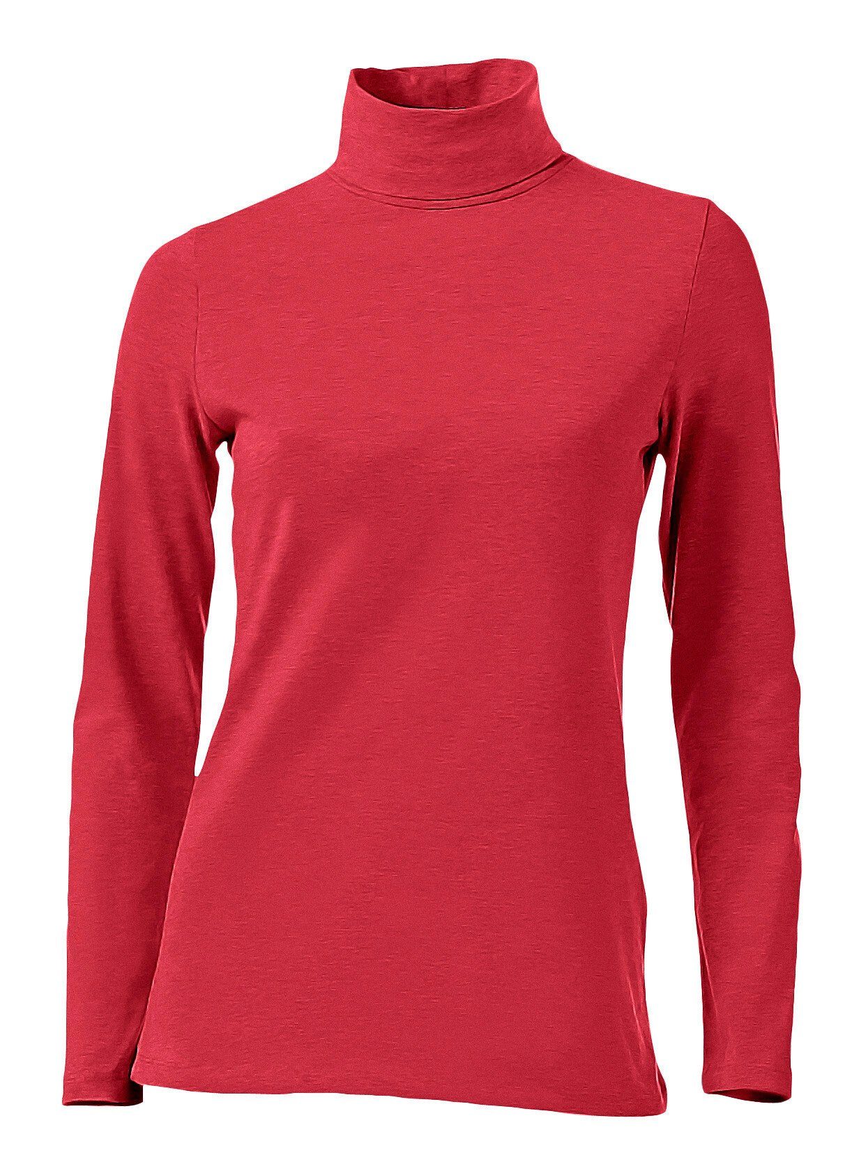 heine T-Shirt Rollkragen-Shirt Langarm