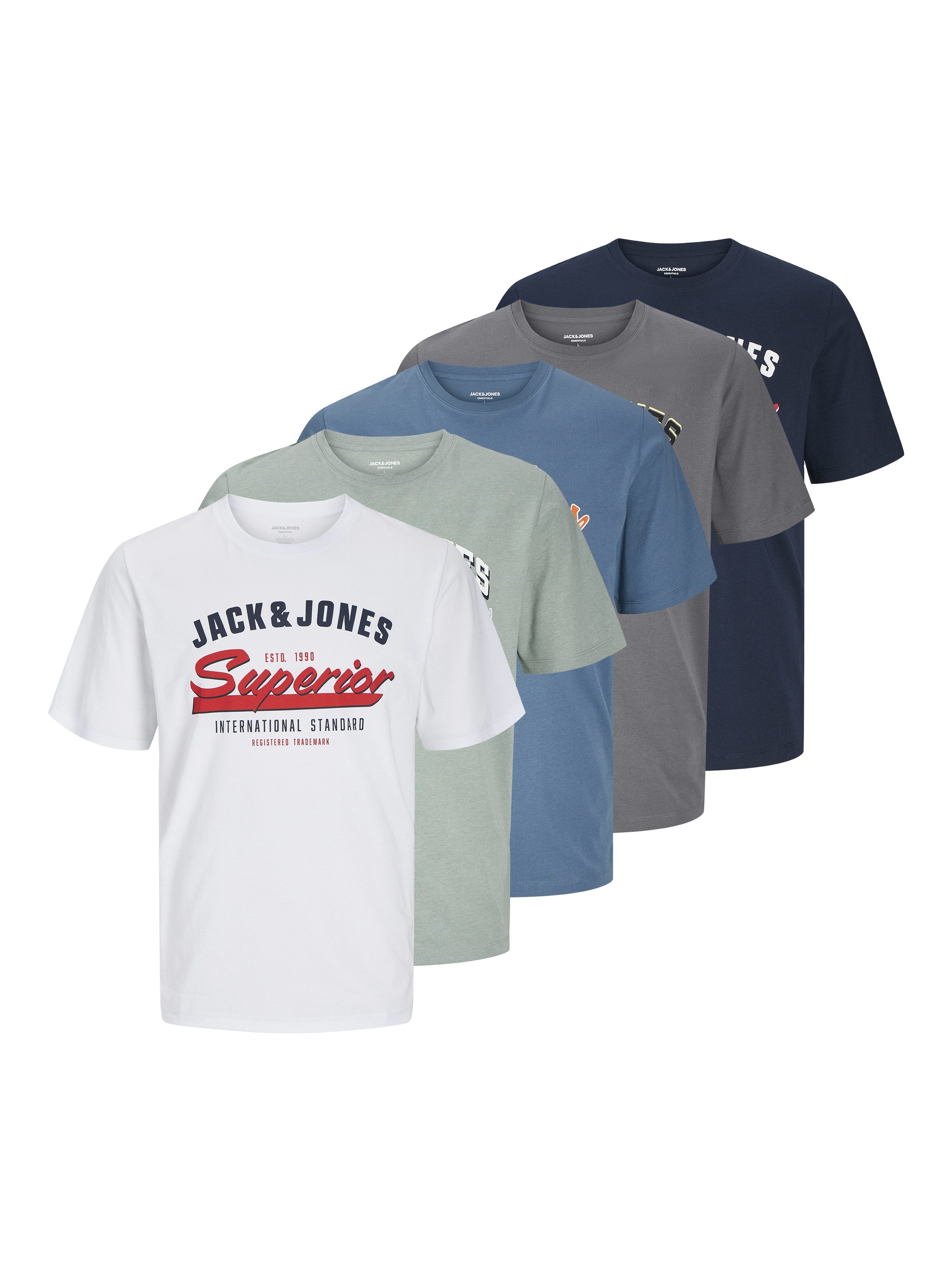 Jack & Jones PlusSize Rundhalsshirt JJELOGO günstig online kaufen