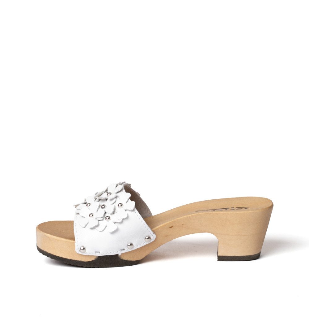 Softclox KATI Silklack weiß (hazelnut) Pantolette günstig online kaufen