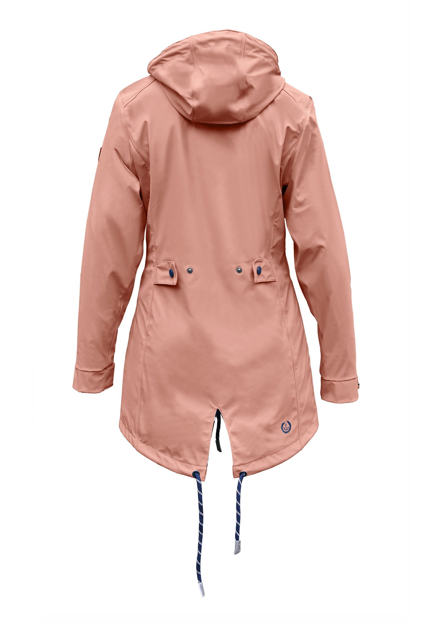 MADSea Regenjacke Regenjacke Friesennerz Rosa taillierter Regenmantel hat v günstig online kaufen