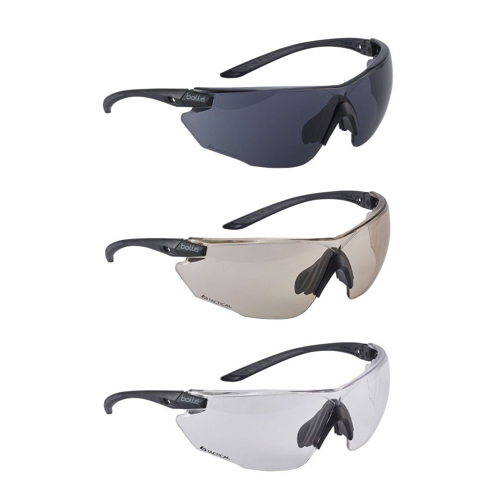 Bolle Sonnenbrille TACT.BRILLE BOLLÉ® ′COMBAT′ SCHWARZ Gläser mit Platinumbeschichtung