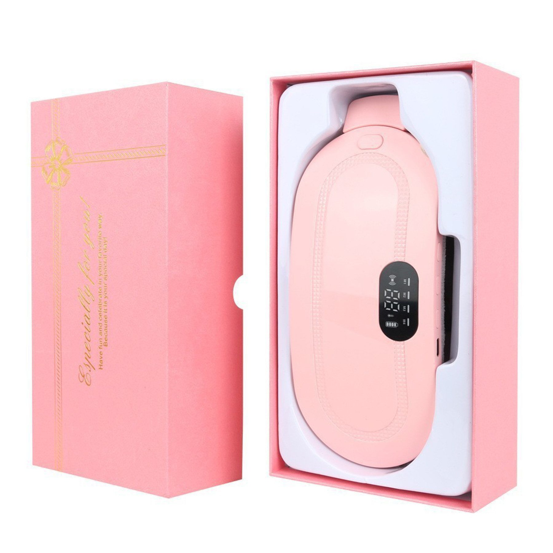 Senmudi Wärmegürtel Perioden Wärmegürtel,Elektrischer Menstruations Wärmegürtel, Heizkissen Kabellos,Unterleib Wärmegürtel, Konstantes Arbeiten, mit 3 Heizmodi,USB Heating Pad Period, zur Schmerzlinderung während der Rücken, unterleib/Magen