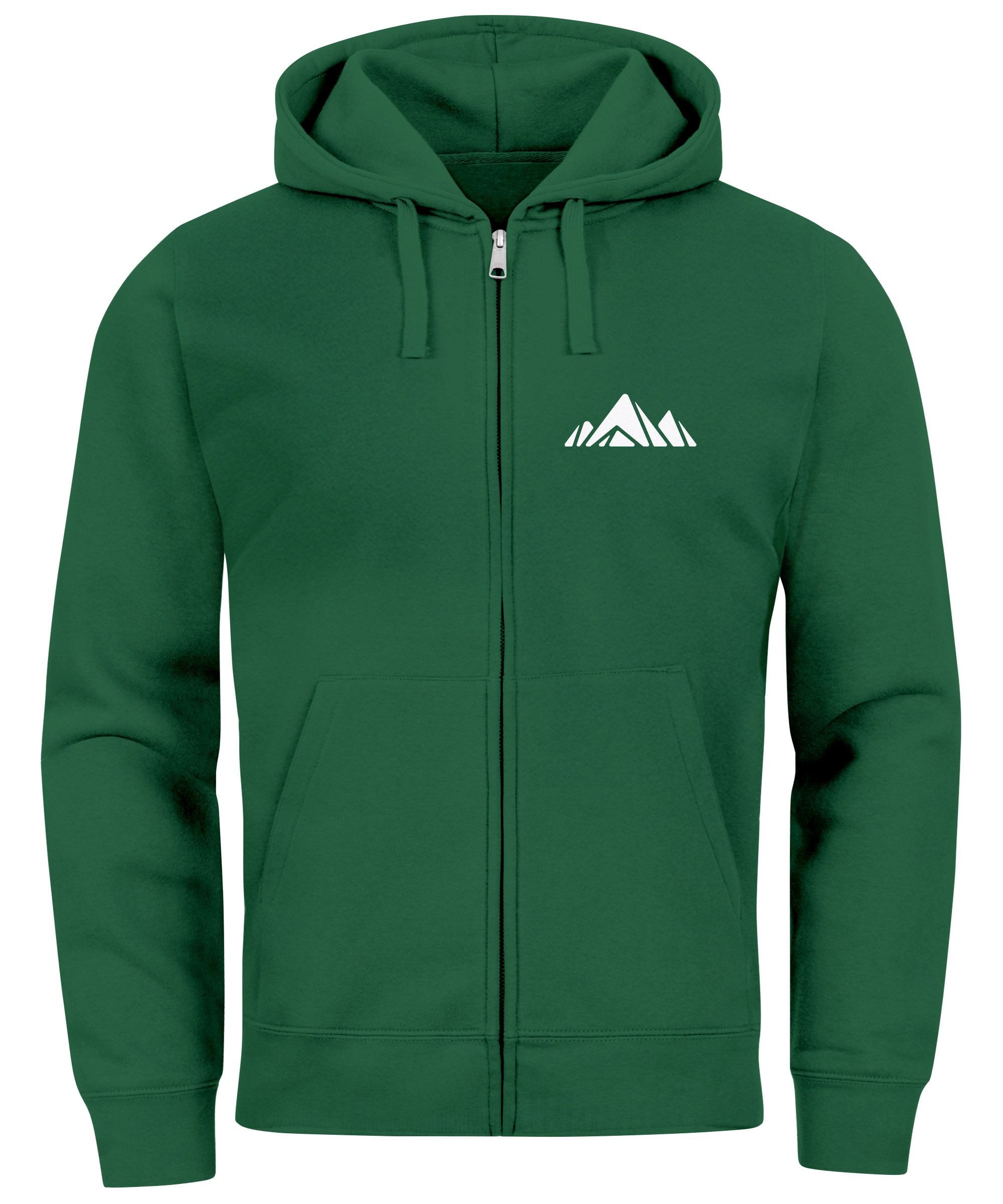 Neverless Sweatjacke Sweatjacke mit Kapuze Wandern günstig online kaufen