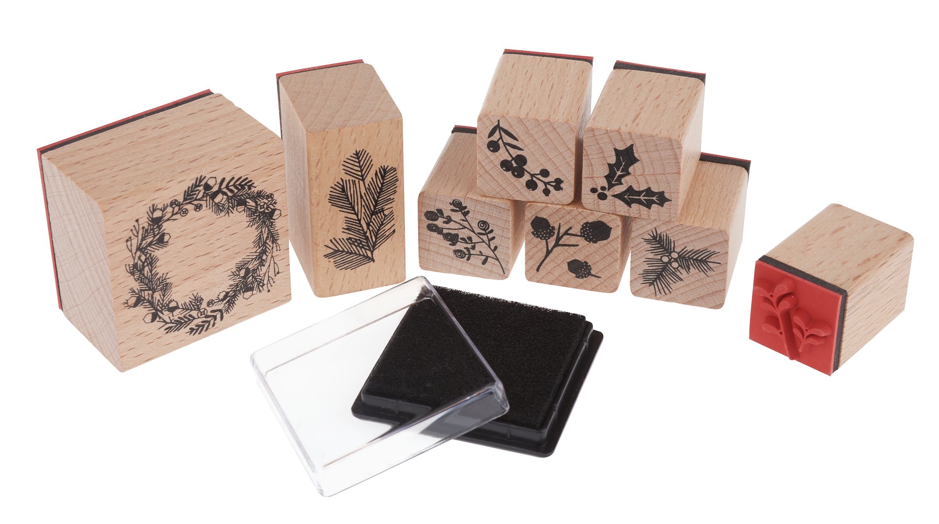 Rico Design Stempel Classical Christmas, 9 Teile