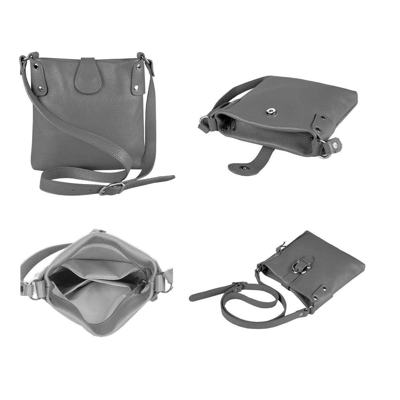 ITALYSHOP24 Schultertasche Made in Italy Damen Leder Tasche CrossOver, als günstig online kaufen