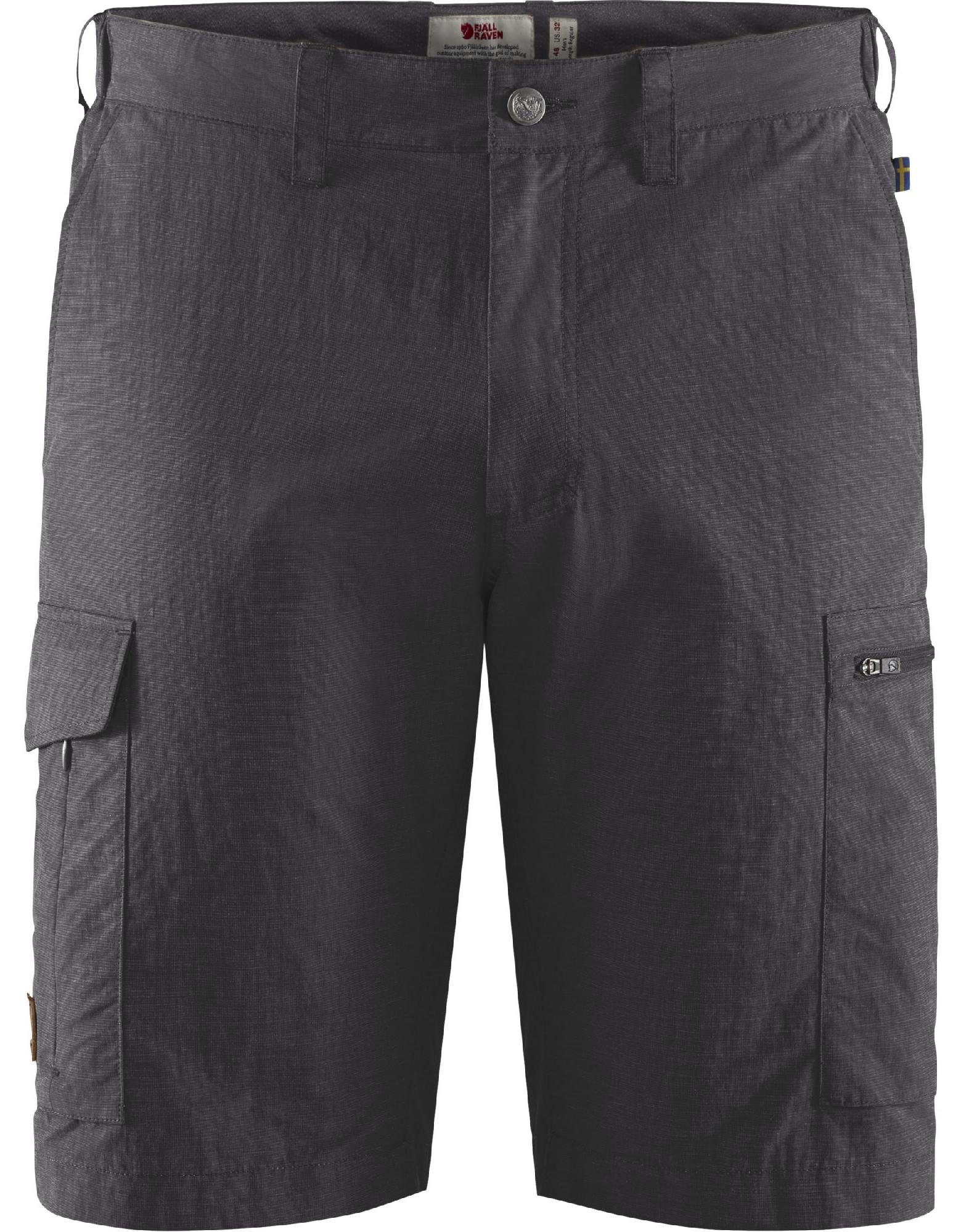 Fjällräven Regenjacke Fjällräven Herren Travellers MT Shorts Dark Grey