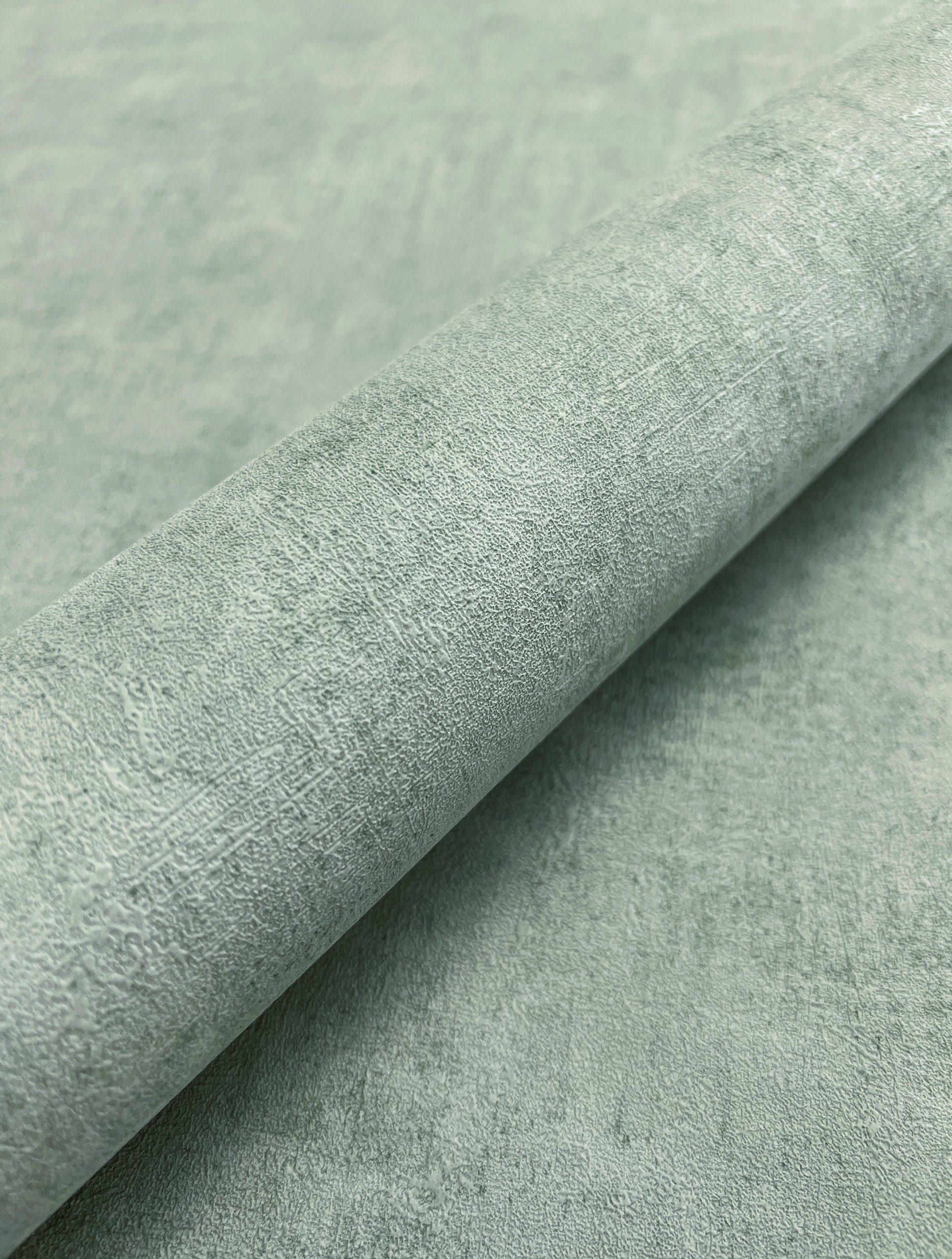 Newroom Vliestapete, Grün Tapete Modern Beton günstig online kaufen
