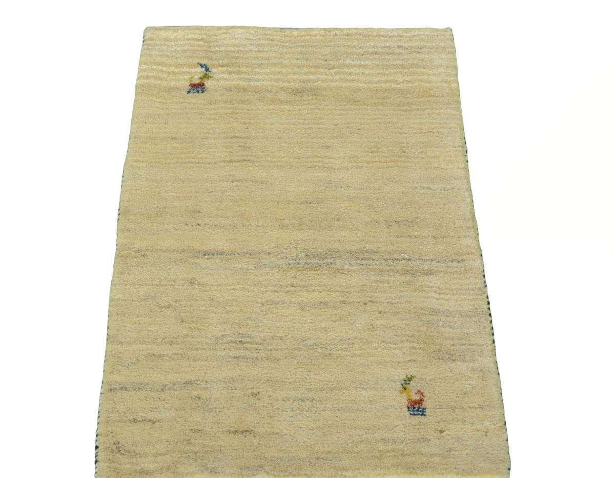 Orientteppich Perser Orientteppich, Gabbeh mm Moderner Handgeknüpfter rechteckig, 18 61x89 Nain Höhe: Trading