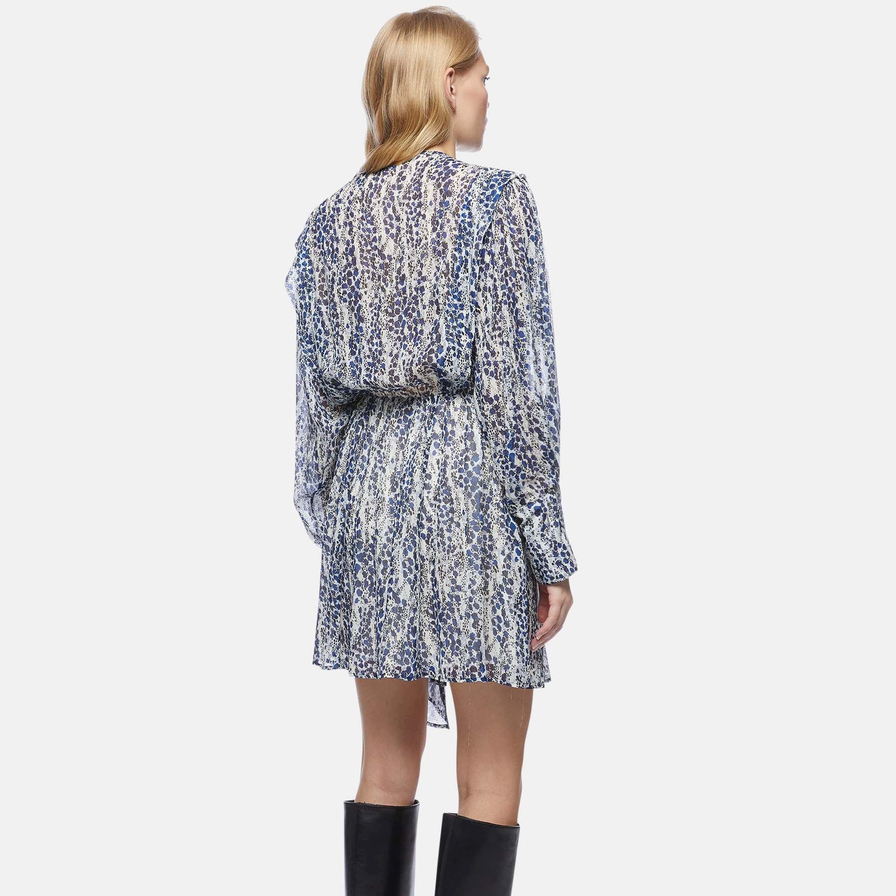 DONDUP Jerseykleid DONDUP Kleid aus Viskose - Blau