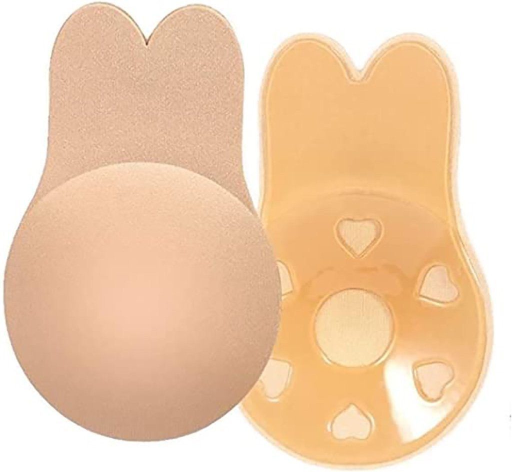 feinlux Klebe-BH Klebe-BH, Unsichtbarer Selbstklebender BH (Packung, 2-tlg., 2 Stück) für Abendkleid Brautkleid Badeanzug und Rückenfreie( 2 Stück)